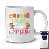 Personalized Custom Name Cookie Baking Team Captain; Lovely Christmas Gingerbread Baker T-Shirt