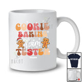 Personalized Custom Name Cookie Baking Team Tester; Lovely Christmas Groovy Gingerbread Baker T-Shirt