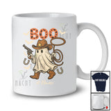 Personalized Custom Name Boo; Humorous Halloween Boo Ghost Cowboy Western; Family T-Shirt