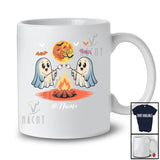 Personalized Custom Name Couple Ghosts Camping; Amusing Halloween Boo Family Group T-Shirt