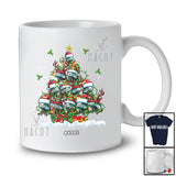 Personalized Custom Name Iguana Christmas Tree; Merry X-mas Lights Snowing; Family Group T-Shirt