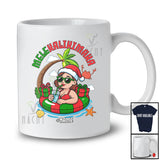 Personalized Custom Name Mele Kalikimaka; Merry Christmas Hawaiian Hawaii Girl Women Drinking T-Shirt