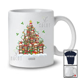 Personalized Custom Name Squirrel Christmas Tree; Merry X-mas Lights Snowing; Family Group T-Shirt