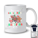 Personalized Custom Name Christmas Shopping Shirt; Joyful Santa Gingerbread; Friends Family T-Shirt
