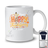 Personalized Custom Name Happy Thanksgiving; Lovely Fall Pilgrim Cockatiel; Family T-Shirt