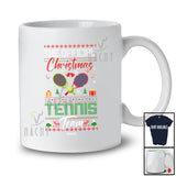 Personalized Custom Name Official Christmas Tennis Team; Lovely Sweater Sport Player T-Shirt