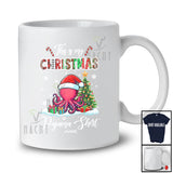 Personalized Custom Name My Christmas Pajama Shirt; Fantastic X-mas Tree Santa Octopus T-Shirt