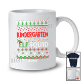 Personalized Kindergarten Elf Squad; Lovely Christmas Lights Sweater; Custom Name Students Teacher T-Shirt