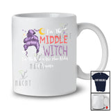 Personalized Custom Name Middle Witch; Scary Halloween Witch Rules; Sister Family T-Shirt
