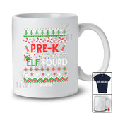 Personalized Pre-K Elf Squad; Lovely Christmas Lights Sweater; Custom Name Students Teacher T-Shirt