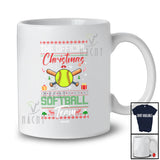Personalized Custom Name Official Christmas Softball Team; Lovely Sweater Sport Player T-Shirt