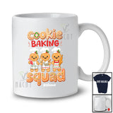 Personalized Cookie Baking Squad; Awesome Christmas Custom Name Three Gingerbread Baker T-Shirt