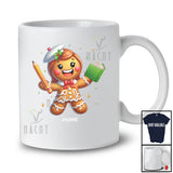 Personalized Custom Name Gingerbread Teacher; Proud Christmas Jobs Baking Baker T-Shirt