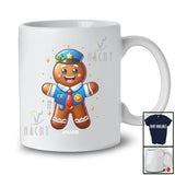 Personalized Custom Name Gingerbread Social Worker; Proud Christmas Jobs Baking Baker T-Shirt