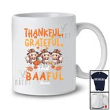 Personalized Custom Name Thankful Grateful Baaful; Lovely Thanksgiving Sheep Sound; Farmer T-Shirt