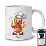 Personalized Custom Name Gingerbread Man Baker; Lovely Christmas Chef Bake Cookies T-Shirt