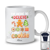 Personalized Custom Name Here To Delete Your Cookies; Lovely Christmas Gingerbread IT Manager T-Shirt