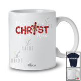 Personalized Custom Name Merry Christmas; Amazing X-mas Lights Santa Plaid Cross Jesus T-Shirt