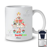 Personalized Custom Name Oh Dentistree; Merry Christmas Tree Tooth Dental Assistant Dentist T-Shirt