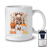 Personalized Custom Name Bruh It's Fall; Amazing Thanksgiving Tree Goat Drink Coffee Pumpkin T-Shirt