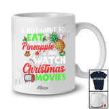 Personalized Custom Name Want To Eat Pineapple Watch Christmas Movies; Amusing Family T-Shirt