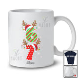 Personalized Custom Name 6 7 Reindeer Santa; Lovely Christmas Lights Six Seven Squad; Family T-Shirt