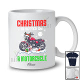 Personalized Custom Name Christmas Is Better On A Motorcycle; Joyful Riding T-Shirt