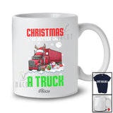 Personalized Custom Name Christmas Is Better On A Truck; Joyful Driving Driver T-Shirt
