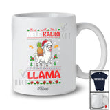 Personalized Custom Name Mele Kaliki Llama; Humorous Christmas Sweater Hawaiian Hawaii T-Shirt