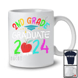 2nd Grade Graduate 2024, Colorful Last Day Of School Graduation, Students Teacher Group T-Shirt