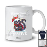 Personalized Custom Name A Little Funky A Lot Festive; Lovely Christmas Santa Skunk Feral T-Shirt