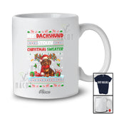 Personalized Custom Name My Dachshund Stolen My Christmas Sweater; Lovely X-mas Animal Lover T-Shirt