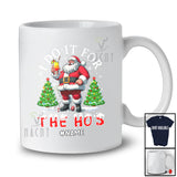 Personalized I Do It For The Ho's; Cheerful Christmas Custom Name Santa Drinking Cocktail; Drunker T-Shirt