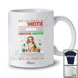 Personalized Custom Name My Sheltie Stolen My Christmas Sweater; Lovely X-mas Animal Lover T-Shirt