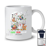 Personalized Custom Name Chick-mas Squad; Joyful Christmas Chickens On X-mas Tree; Farmer T-Shirt