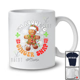 Personalized Custom Name About To Ginger Snap; Merry Christmas Santa Gingerbread; Baker T-Shirt
