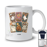 Personalized Custom Name Ghost Tarot Card Collection; Scary Halloween Boo Activities; Family T-Shirt