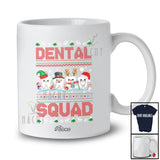 Personalized Custom Name Dental Squad; Lovely Christmas Sweater Tooth Squad; Dentist Group T-Shirt