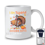 Personalized Custom Name Thankful For Accordion Player; Proud Thanksgiving Turkey Musician T-Shirt