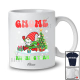 Personalized Custom Name Gnome Running Team; Awesome Christmas Groovy Runner Group T-Shirt