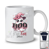 Personalized Custom Name Boo I'm Ten; Lovely Halloween 10th Birthday Ghost Witch; Girls Family T-Shirt