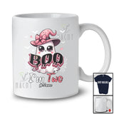 Personalized Custom Name Boo I'm Two; Lovely Halloween 2nd Birthday Ghost Witch; Girls Family T-Shirt