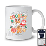 Personalized Custom Name Here For The Cookies; Merry Christmas Tree Gingerbread Santa; Baker T-Shirt