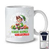 Personalized Custom Name Likely To Play Video Games On Christmas; Amusing Elf Gaming Gamer T-Shirt