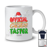 Personalized Custom Name Official Cookie Taster; Awesome Christmas Lights Santa Baking Baker T-Shirt