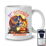 31st October Happy Halloween Day, Humorous Ghost Witch Lover, Scary Pumpkin Face Family T-Shirt