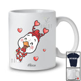 Personalized Custom Name Surprise Chicken Valentine Face; Lovely Chicken Farmer Faming Lover T-Shirt