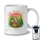 Personalized Custom Name Foxed Up; Joyful Festival Oktoberfest Fox Drinking Beer; Vintage Retro T-Shirt