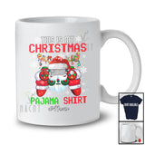 Personalized Custom Name My Christmas Pajama Shirt; Amusing X-mas Games Controller; Gamer T-Shirt