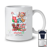 Personalized Custom Name LOVE Rad Tech; Proud Christmas Rad Tech Tools Jobs Reindeer T-Shirt